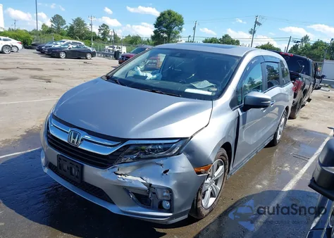 2020 Honda Odyssey Ex-L/Ex-L W/Navi Res from USA, damaged, VIN 5FNRL6H79LB060724